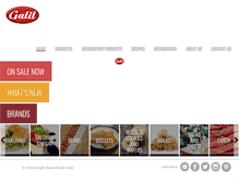 Tablet Screenshot of galilfoods.com